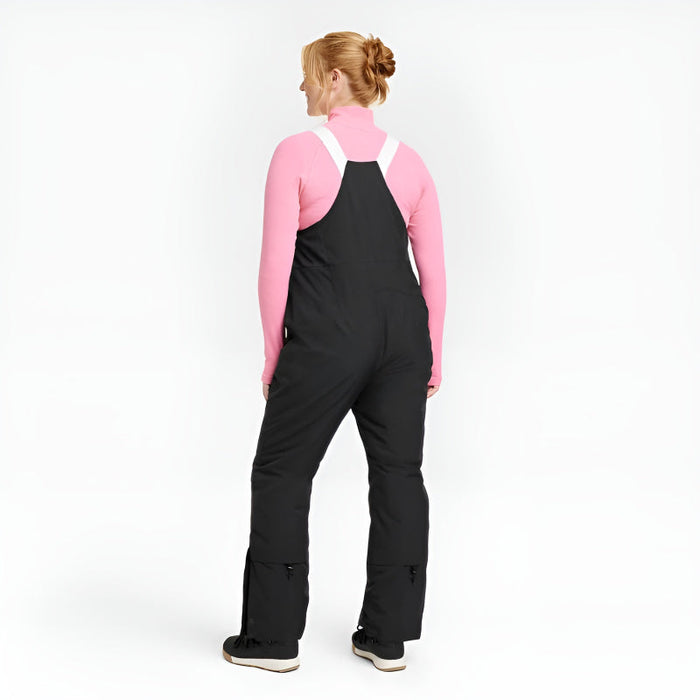 Bib Pants With Adjustable Straps And Zippered Pockets