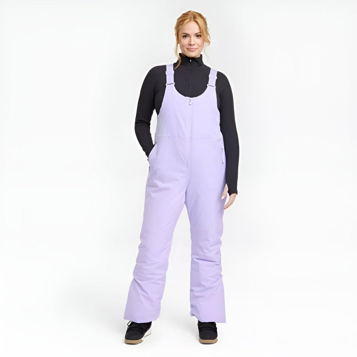 Bib Pants With Adjustable Straps And Zippered Pockets