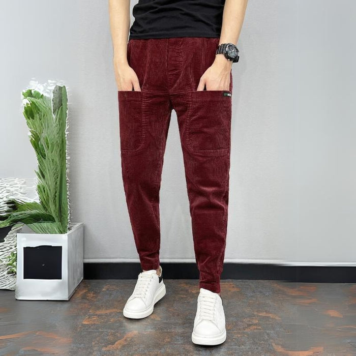 Men High Stretch Multi Pocket Cargo Pants