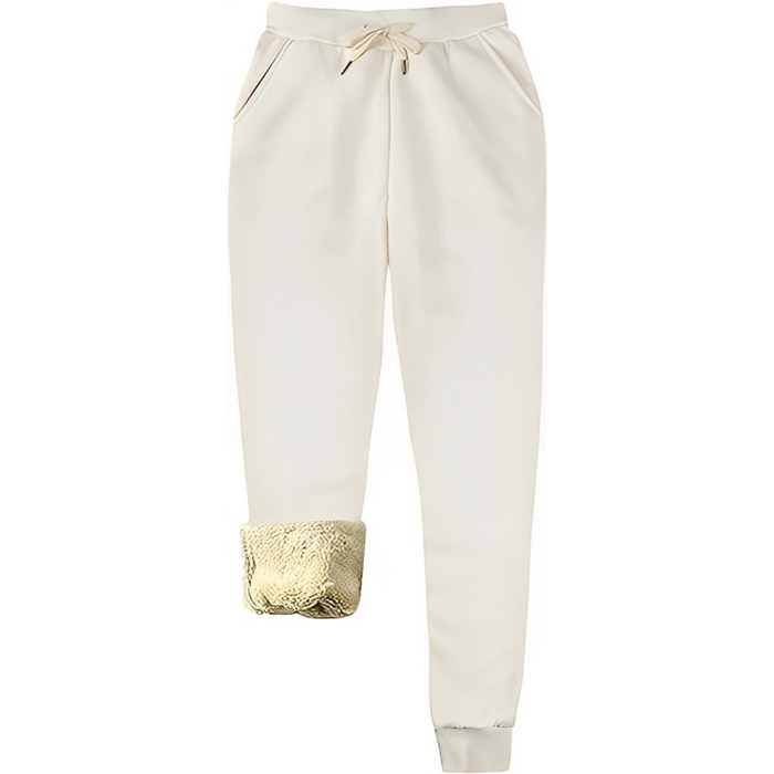 Women's Warm Sherpa Athletic Fleece Pants