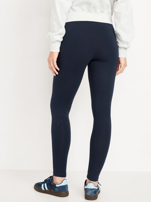 Women's High Waisted Fleece Lined Leggings