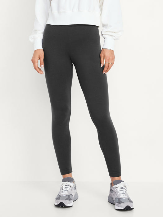 Women's High Waisted Fleece Lined Leggings