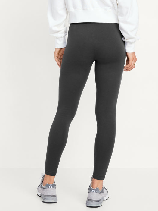 Women's High Waisted Fleece Lined Leggings