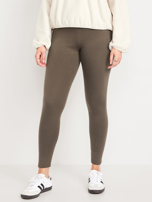 Women's High Waisted Fleece Lined Leggings