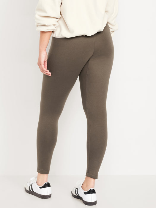 Women's High Waisted Fleece Lined Leggings