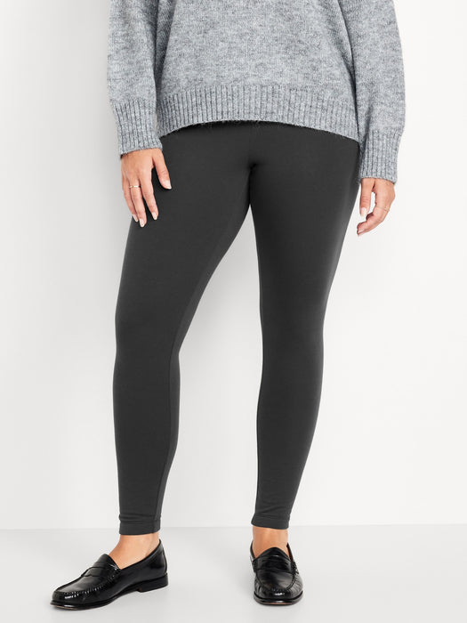 Women's High Waisted Fleece Lined Leggings