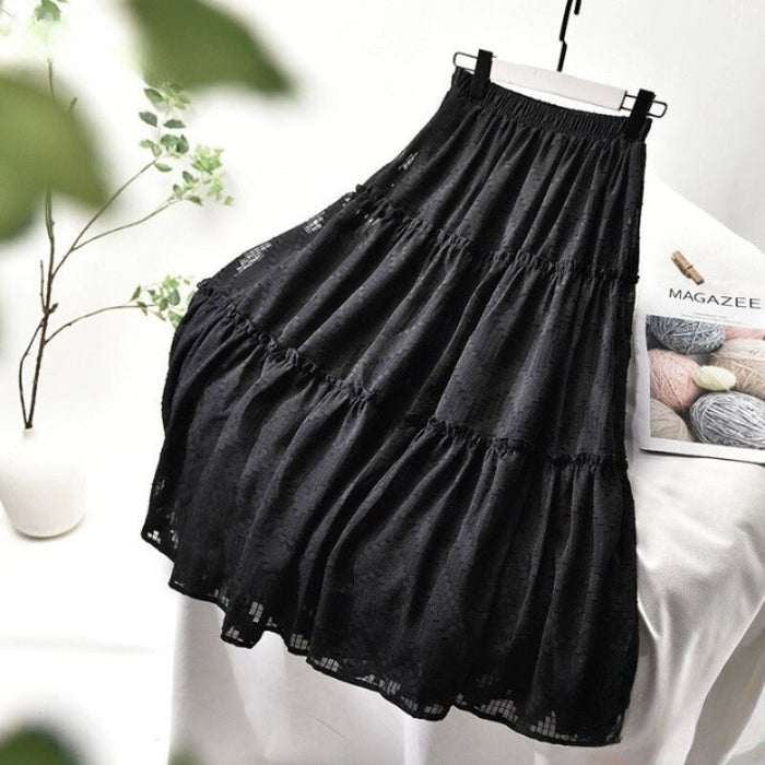 High Waist Summer Long Skirts For Women