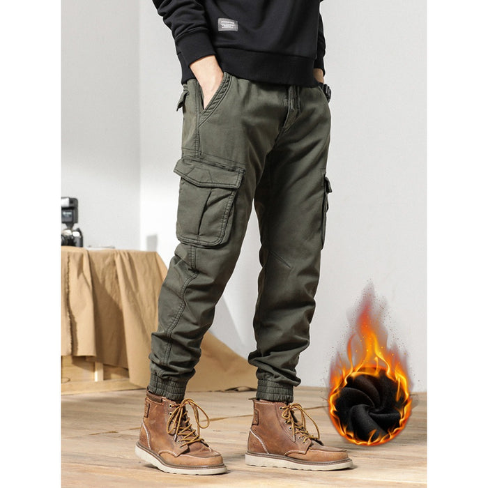 Multi Pockets Winter Cargo Pants For Men