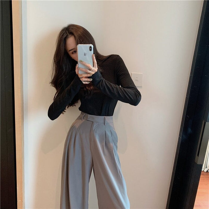 Women's Casual Full-Length Straight Pants