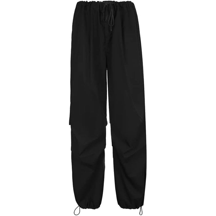 Women's Baggy Cargo Pants Wide Leg Hip Hop Casual Relaxed Fit Sweatpants Hipster Parachute Cargo Pants Y2K