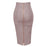 Solid Colors Zipper Bandage Women Skirts
