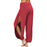Yoga Harem Pants Side Slit Joggers Workout Sweatpants