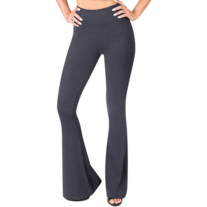 Palazzo Pants For Women-Buttery Soft High Waisted Flare Pants-Leggings