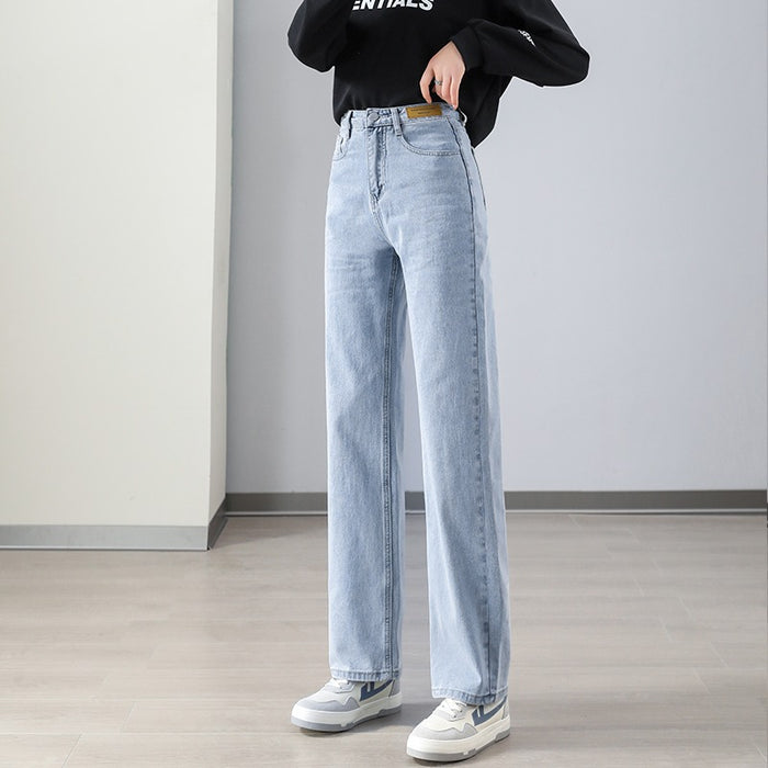 Casual High Waist Baggy Jeans For Women