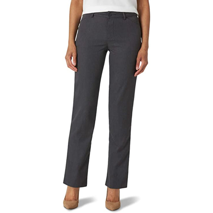 Wrinkle-Free Relaxed Fit Women Straight Leg Pant — Legletic