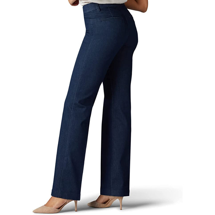 Women Mid Rise Flex Motion Regular Fit Trouser Pant