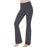 Women's Solid Bootcut Yoga Pants High Waist Workout Leggings