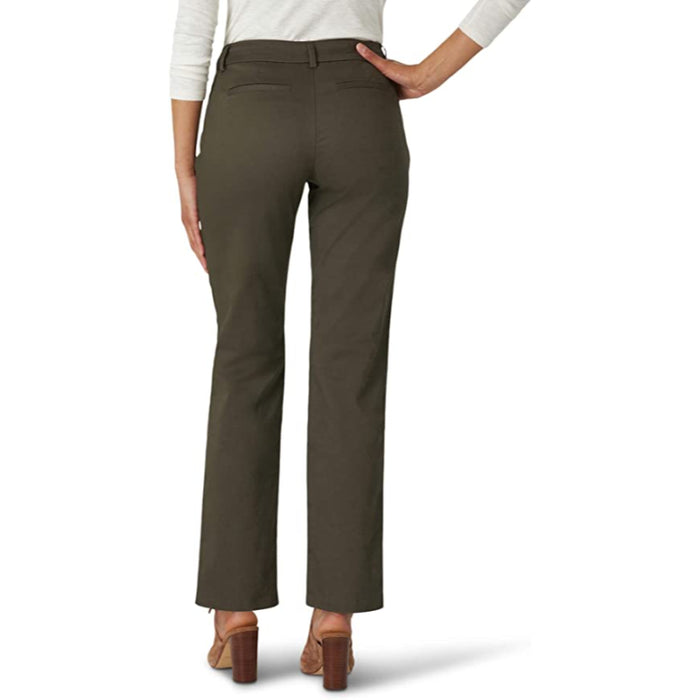 Wrinkle Free Fit Straight Leg Pant For Women