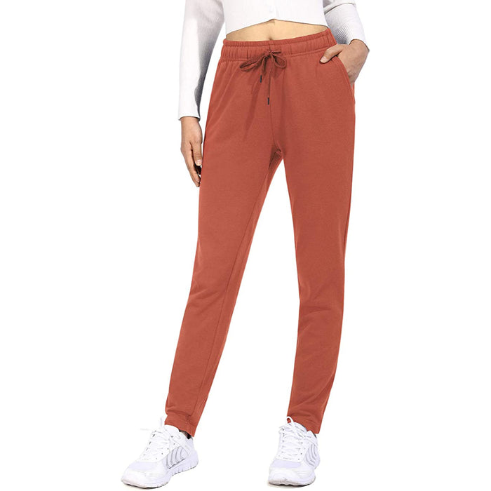 Women's Open Bottom Cotton Sweatpants With Pockets Lounge Jogging Track Pants Athletic Joggers Pants