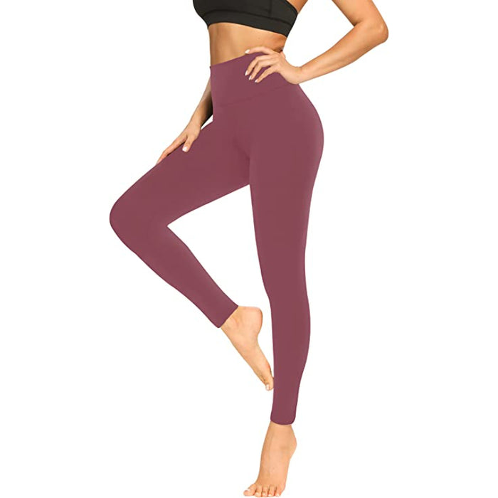 Capri Leggings for Women Butt Lift-High Waisted Tummy Control Black Workout Yoga Pants