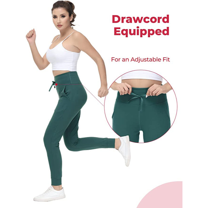 Buttery Soft Sweatpants For Women With 2 Deep Pockets, Tapered Joggers With Drawcord For Athletic Casual Winter