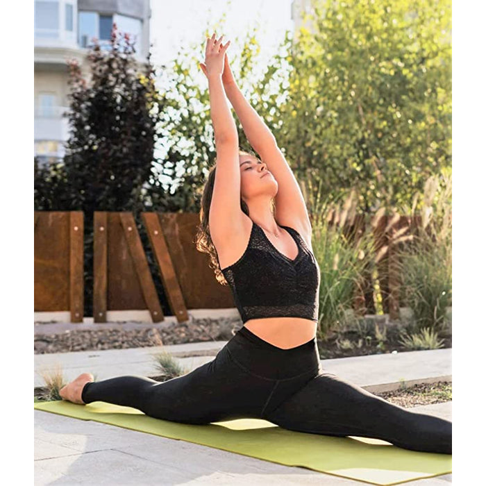 Capri Leggings for Women Butt Lift-High Waisted Tummy Control Black Workout Yoga Pants