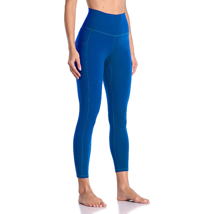 Women's High Waisted Yoga Pants Length Leggings With Pockets