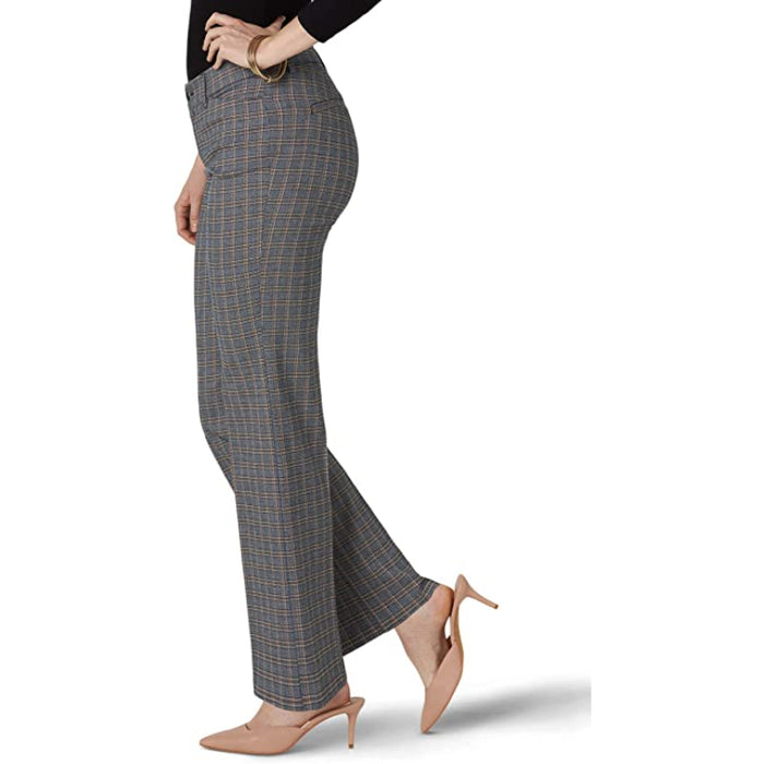 Women Mid Rise Flex Motion Regular Fit Trouser Pant