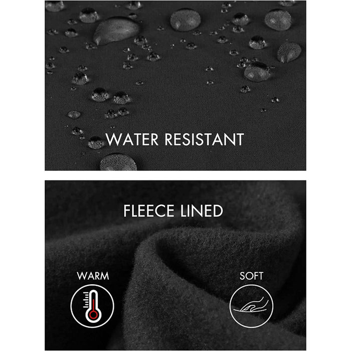 Women's Fleece Lined Pants Water Resistant Thermal Joggers Winter Running Hiking Sweatpants Snow Pants Pockets