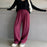 Casual Loose Fit High Waist Wide Leg Pants For Women