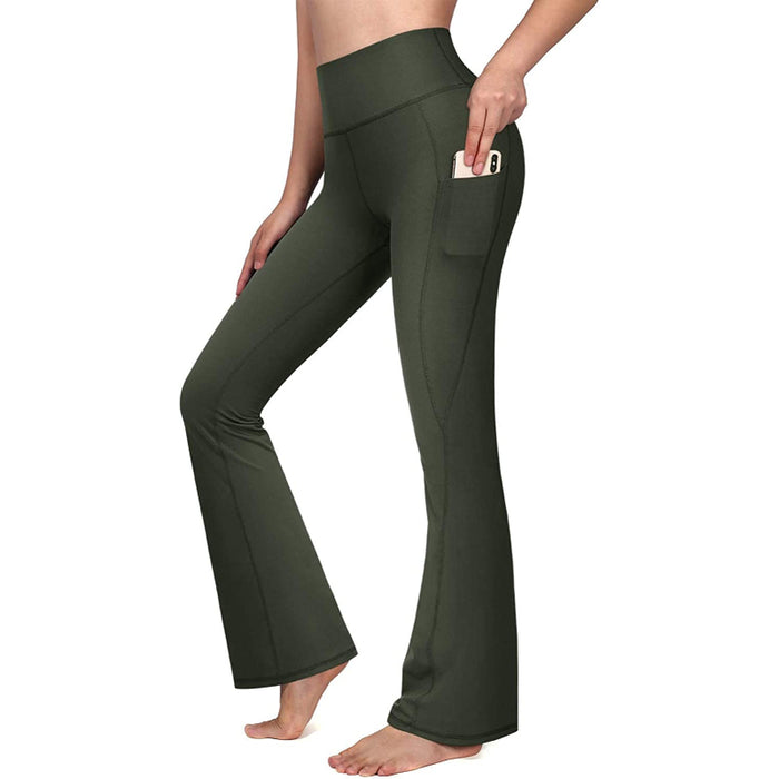 Women's Bootcut Yoga Pants - Flare Leggings for Women High Waisted