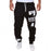 Casual Jogger Number 7 Printed Letter Sweatpants Trousers