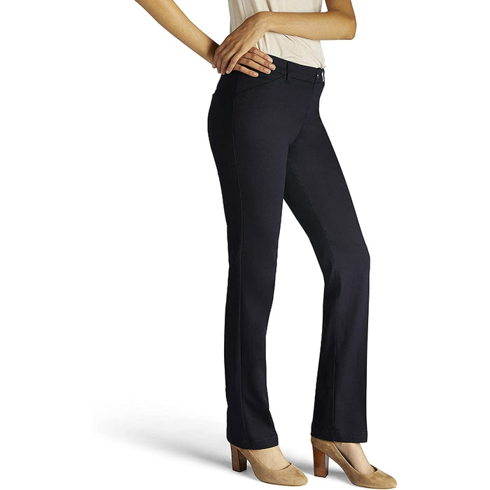 Women's Flex Motion Solid Regular Fit Straight Leg Pant — Legletic