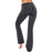 Women's Solid Bootcut Yoga Pants High Waist Workout Leggings