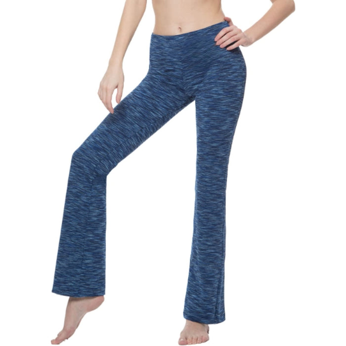 Women's Solid Bootcut Yoga Pants High Waist Stylish Workout Leggings