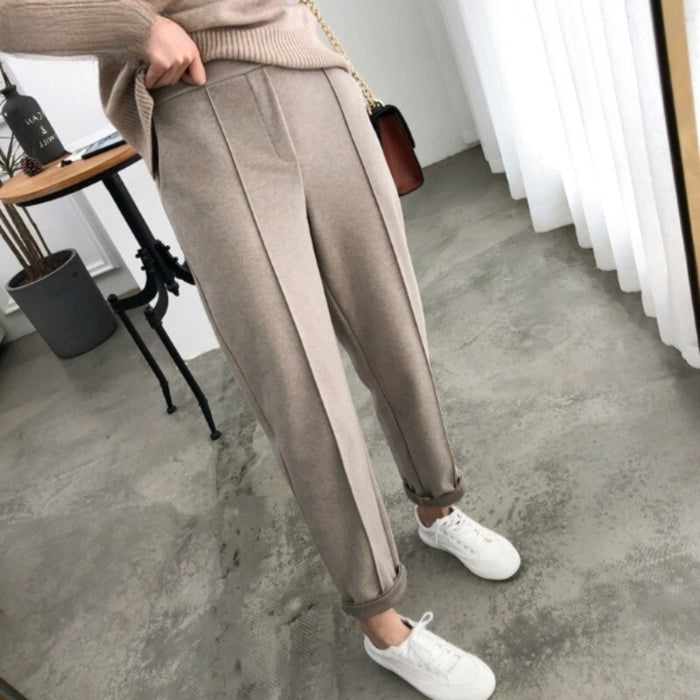 Women Work Suit Loose Pant