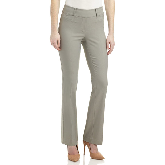 Women's Solid Ease In To Comfort Fit Bootcut Stretch Pant