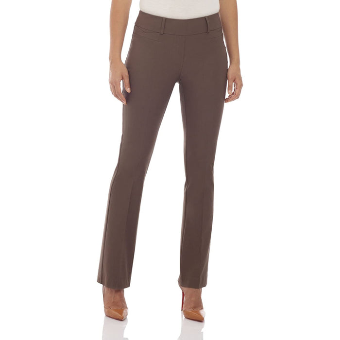 Women's Solid Ease In To Comfort Fit Bootcut Stretch Pant