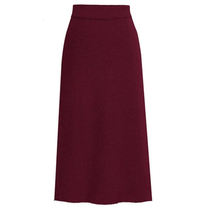 Vintage Pencil Skirt With Slit For Women