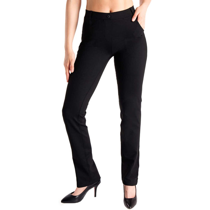 Buy Bamans Work Pants for Women Yoga Dress Pants Straight Leg