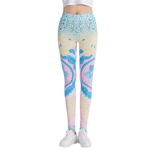 Mandala Fashion Colorful Print Leggings