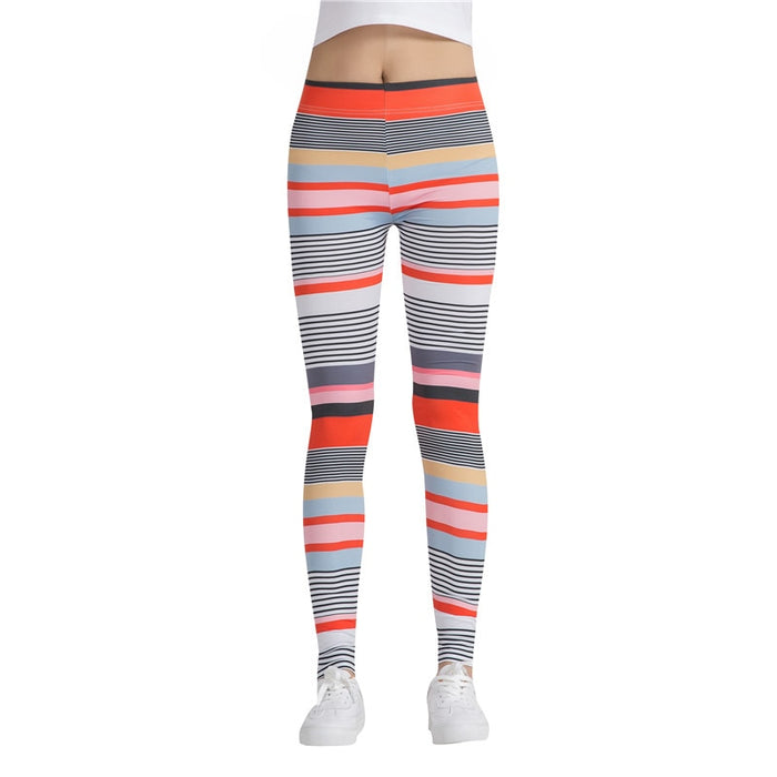 Multicolor Stripe Leggings