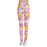 Abstract Pink Nature Leggings