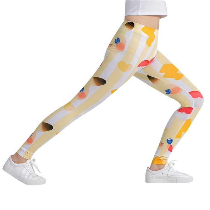 Pastel Pikachu Printed Leggings