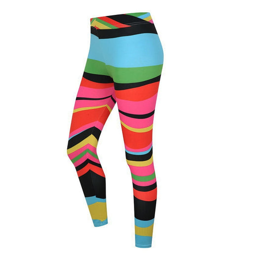 Colorful Line Abstract Printed Leggings