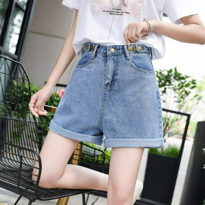 Trendy Colors Summer Shorts For Women
