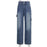 Patchwork Streetwear Baggy Jeans For Women