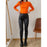 Women's Classic Tight Faux Leather Pants