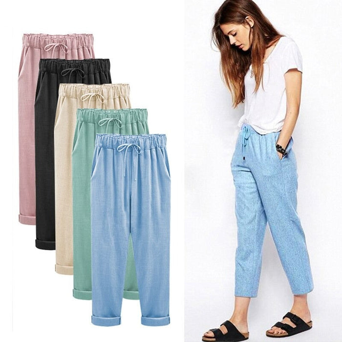 Women's High Waist Pants For Summer